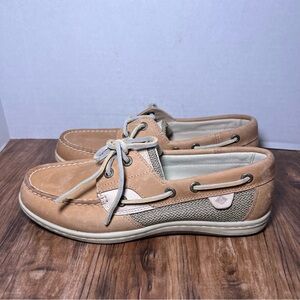 Sperry Songfish Womens Size 6.5 Brown Casual Walking Leather Slip On Boat Shoes